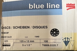 SIA BLUE LINE SLIBERONDELLER M/VELCRO Ø125 K320 600 STK